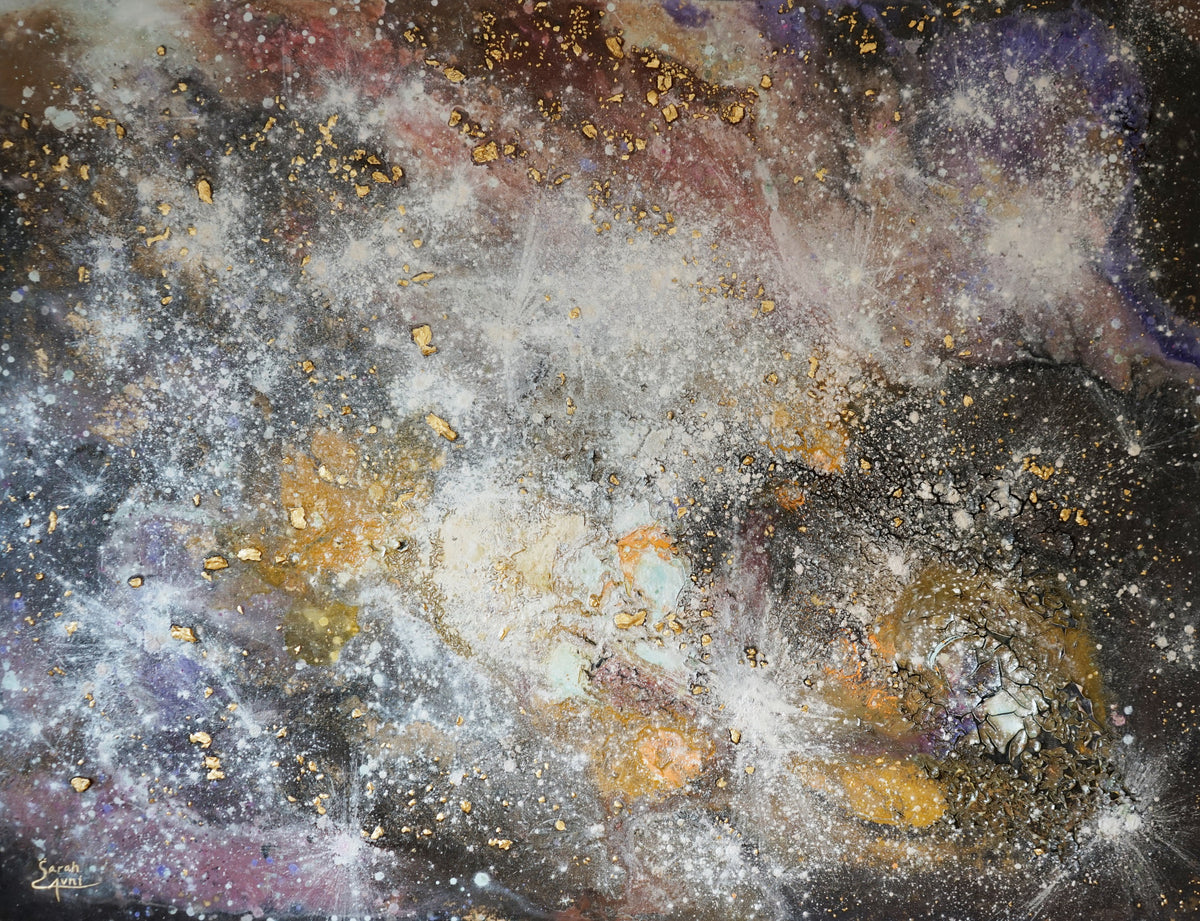 A Moment in All Dimensions 48. – original painting by Sarah I. Avni