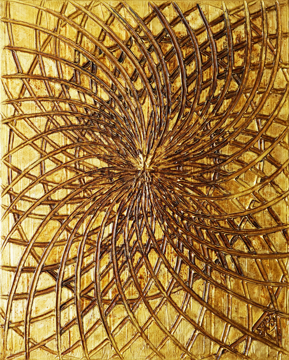 Genesis 57. (The Seventh Day) – original painting by Sarah I. Avni