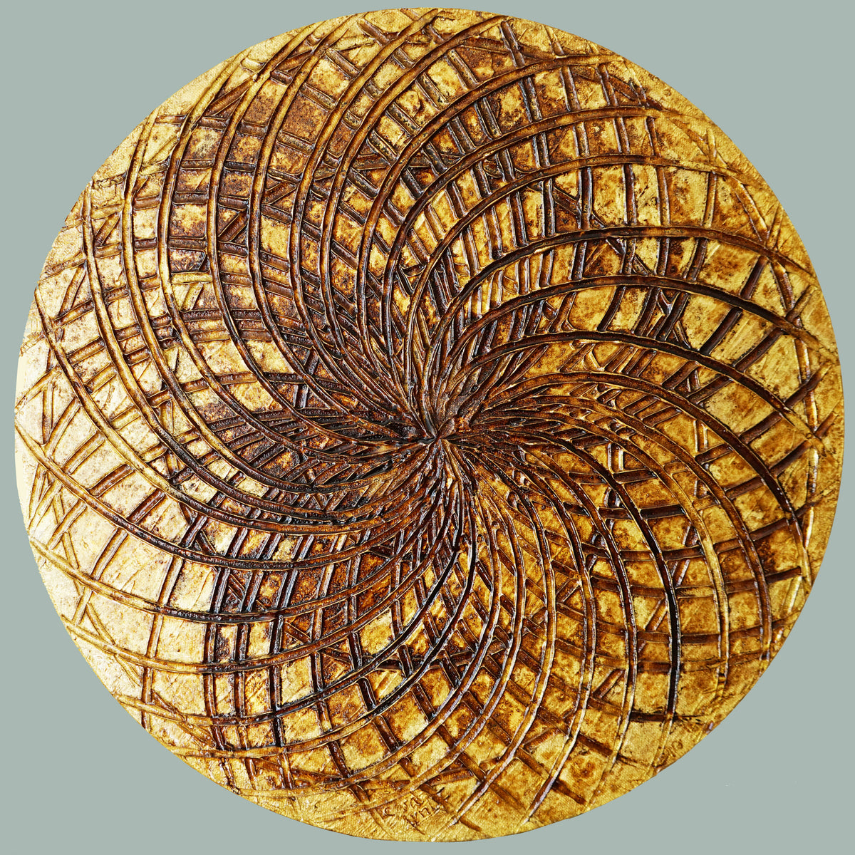 Genesis 59. (The Seventh Day) – original painting by Sarah I. Avni