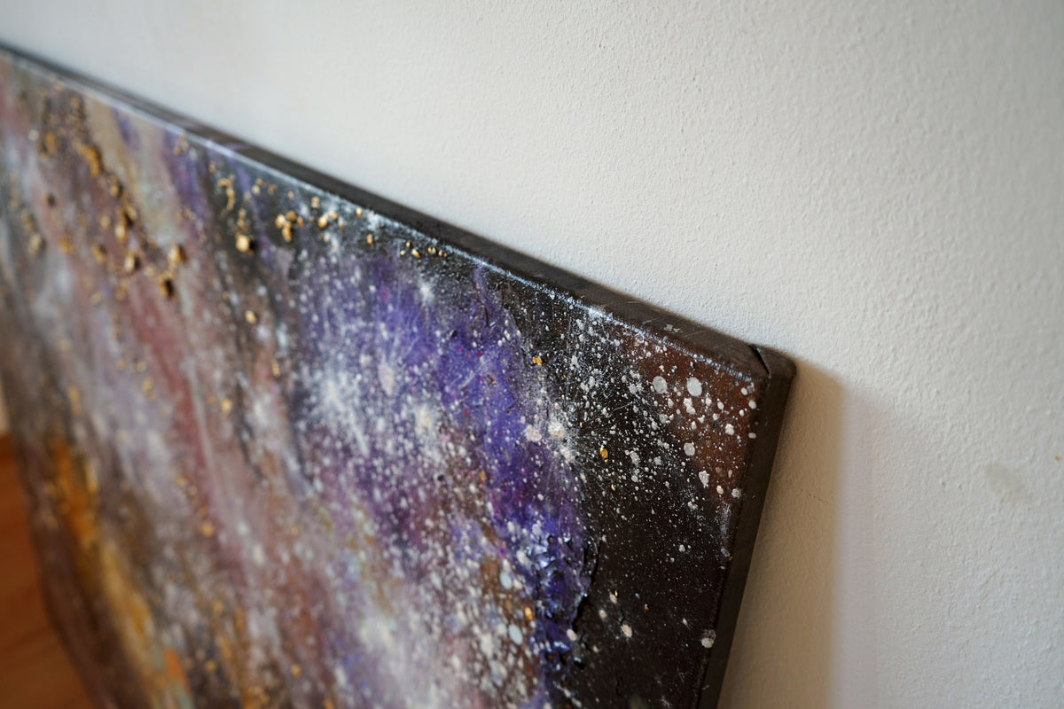 A Moment in All Dimensions 48. – painted edge
