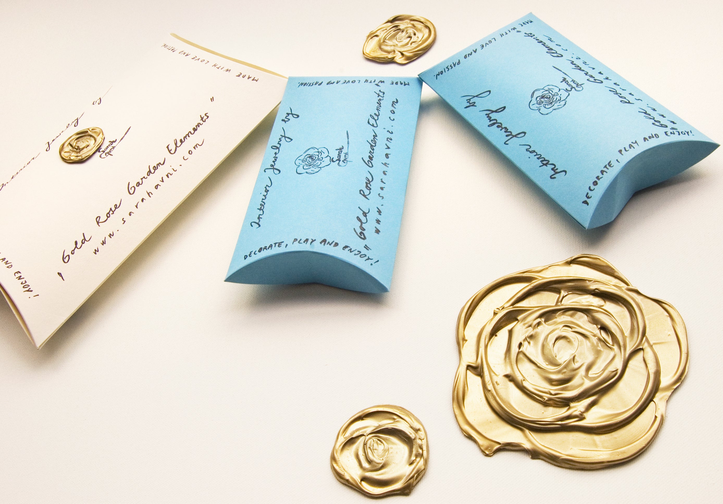 Interior Jewellery: Brass Rose Garden