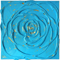 Little Blue Rose with a Touch of Gold III.