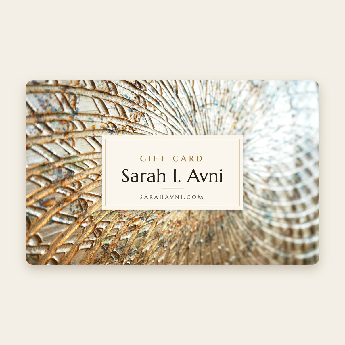 Sarah I. Avni gift card